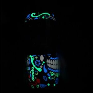 Owala ColorDrop Sugar Skull Day of the dead 32Oz IN HAND Glow in Dark